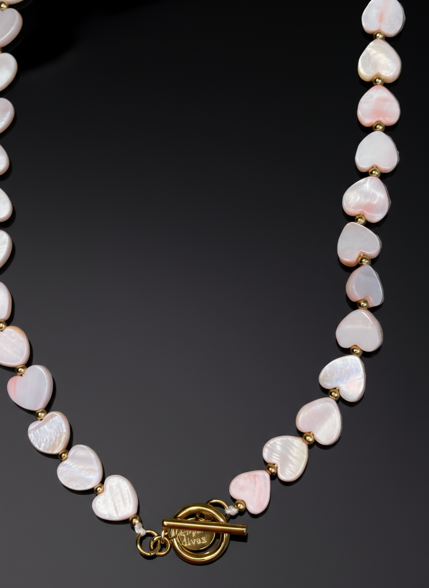 NOVÉ! Náhrdelník z chirurgické oceli - srdíčka