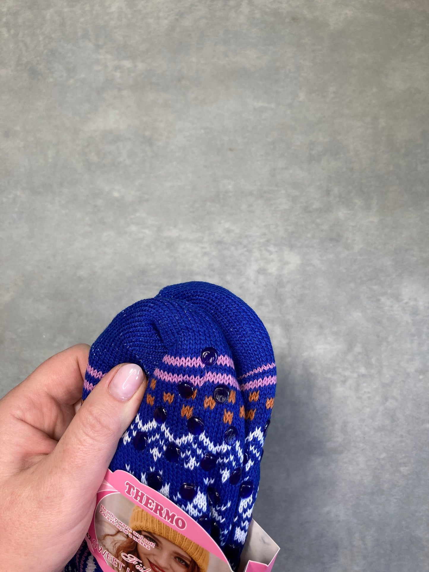 NOVÉ! Teplé ponožky s norským vzorem vel. 38-42