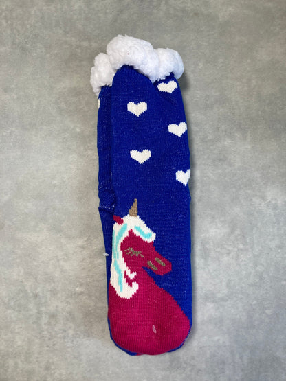 NOVÉ! Teplé ponožky s jednorožcem vel. 38-42
