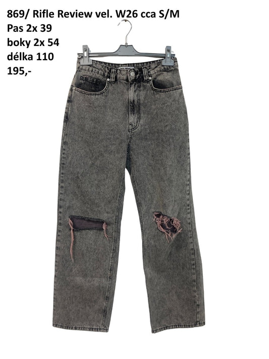 Široké trhané rifle vel. S/M