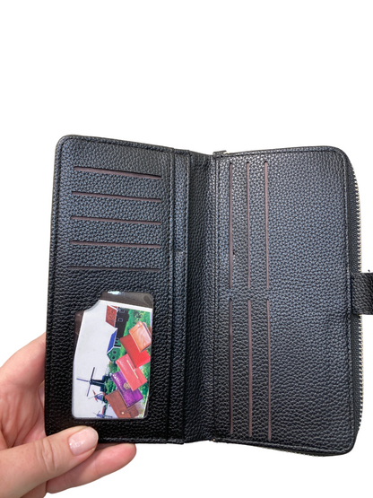 Dámská  peněženka s organizérem - černá