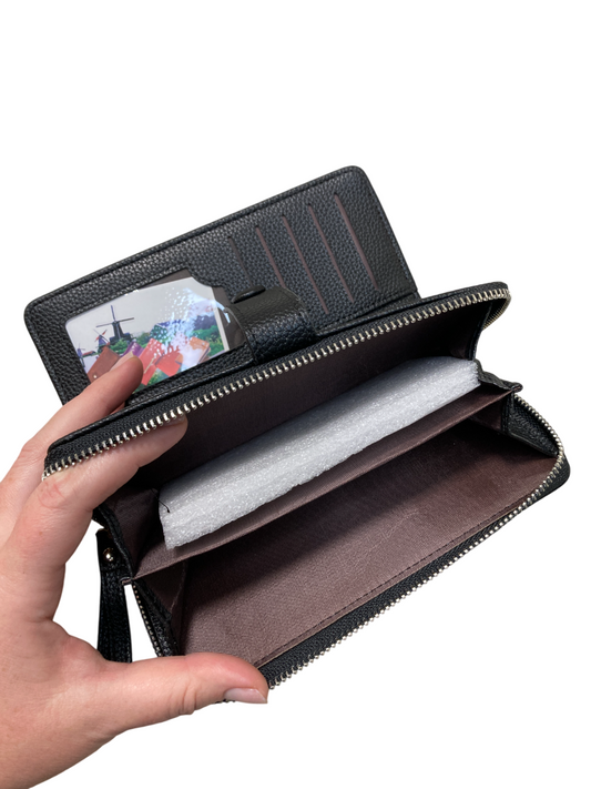 Dámská  peněženka s organizérem - černá