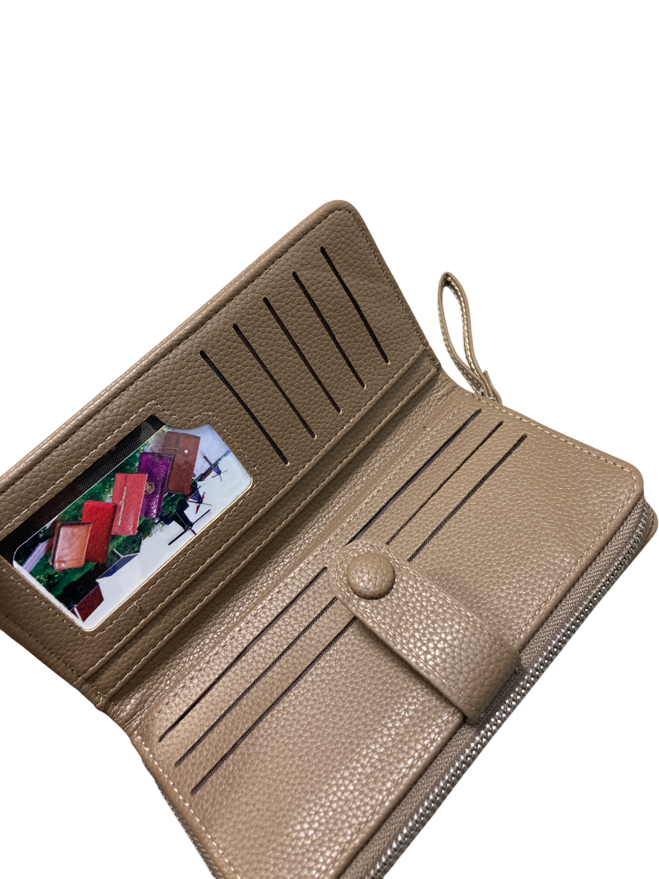 Dámská  peněženka s organizérem - mocca