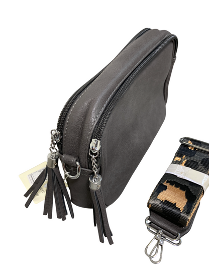 Dámská crossbody kabelka - šedá